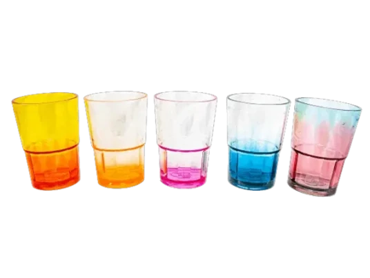 双色渐变啤酒杯