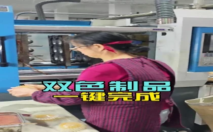科隆阁 CMS230 混双注塑机｜1 出 6 腔双色宠物咬胶高效成型方案