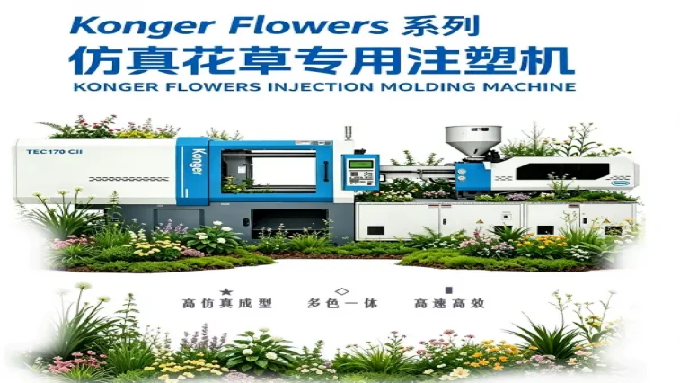 Konger TEC CII/F Injection Molding Machine for Artificial Flowers and Plants | High-precision and High-efficiency Molding Equipment for Artificial Flower and Plant Accessories