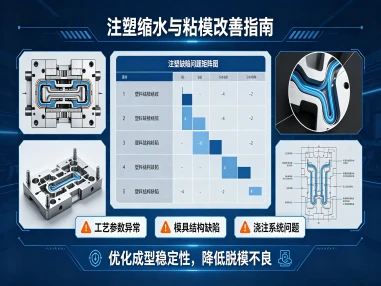 注塑粘模故障成因全面解析及针对性解决对策