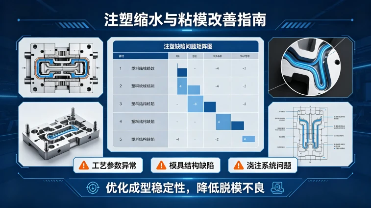 注塑粘模故障成因全面解析及针对性解决对策