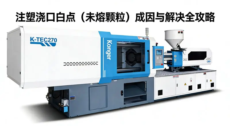 注塑浇口白点（未熔颗粒）成因与解决全攻略