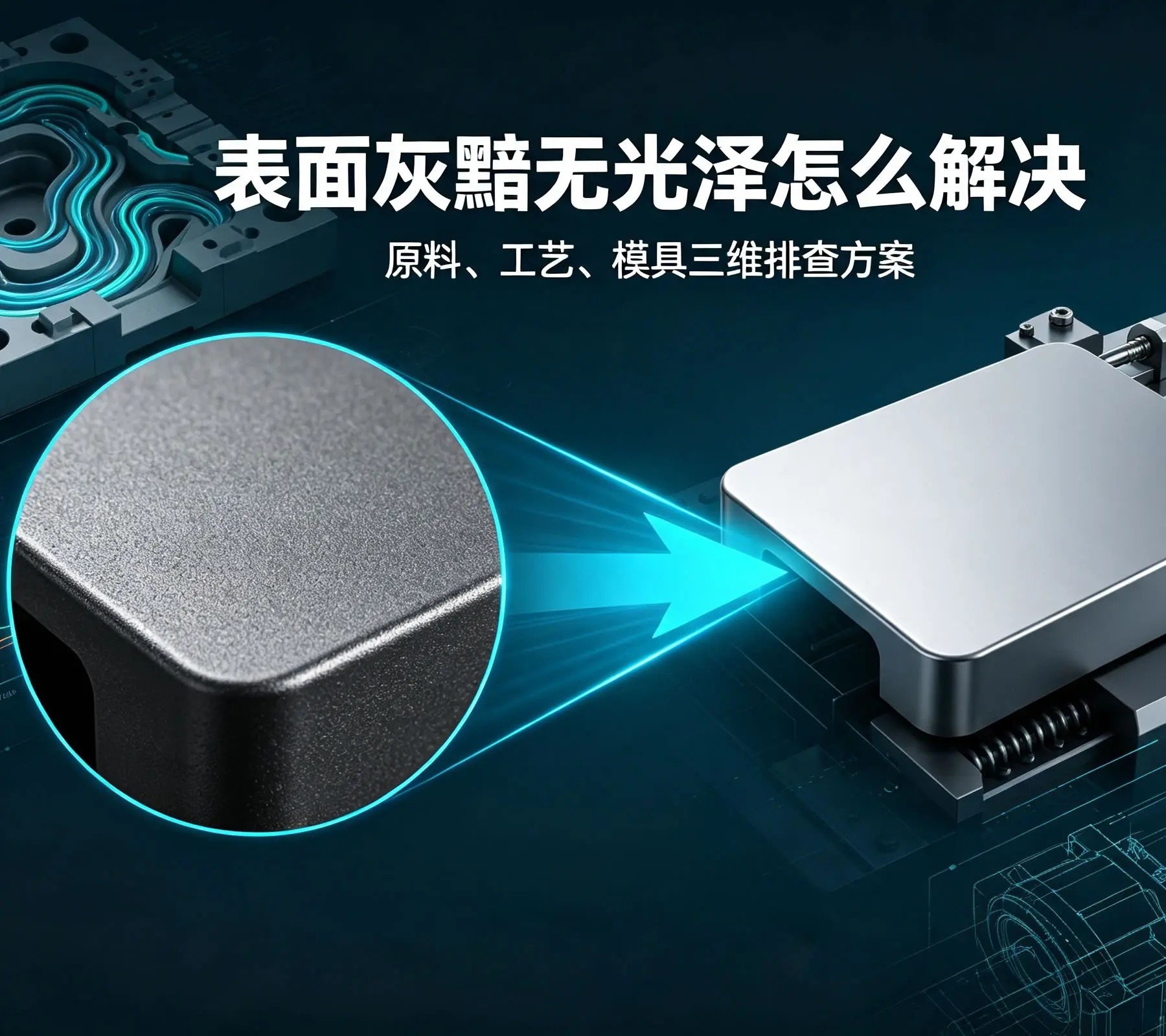 技术干货 | 注塑制品表面灰暗失光？科隆阁教你快速排查整改！