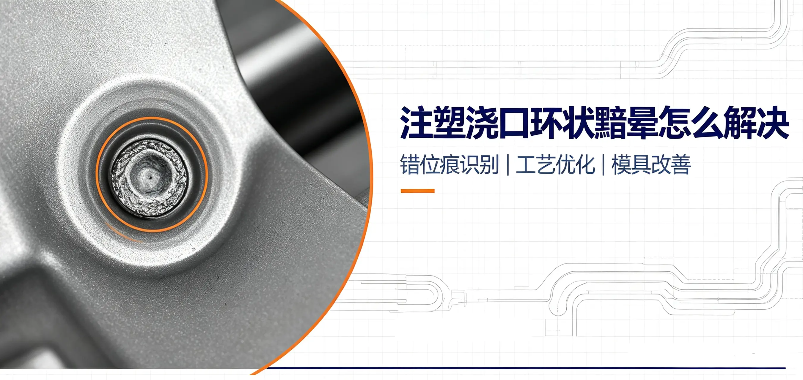 技术干货｜注塑浇口周边环状黯晕（错位痕）成因与系统改善方案