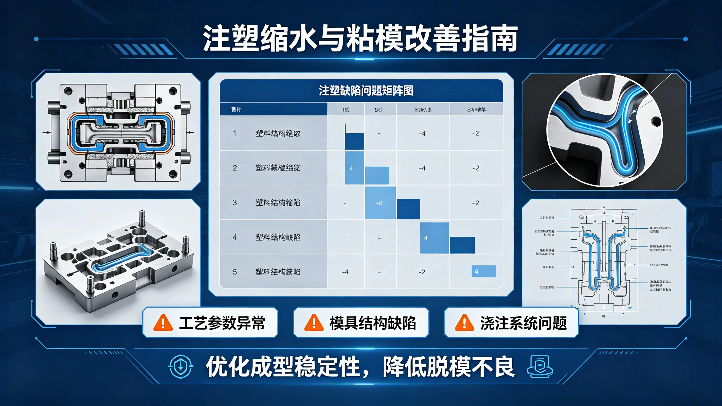 注塑粘模故障成因全面解析及针对性解决对策